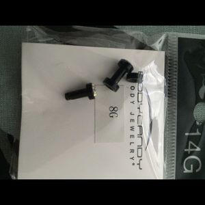 8 Gauge clear crystal plugs